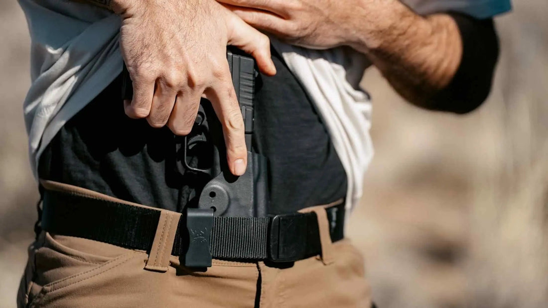 Appendix Carry Example Appendix Carry Holster Advantage: Concealment & Safety – Clinger Holsters
