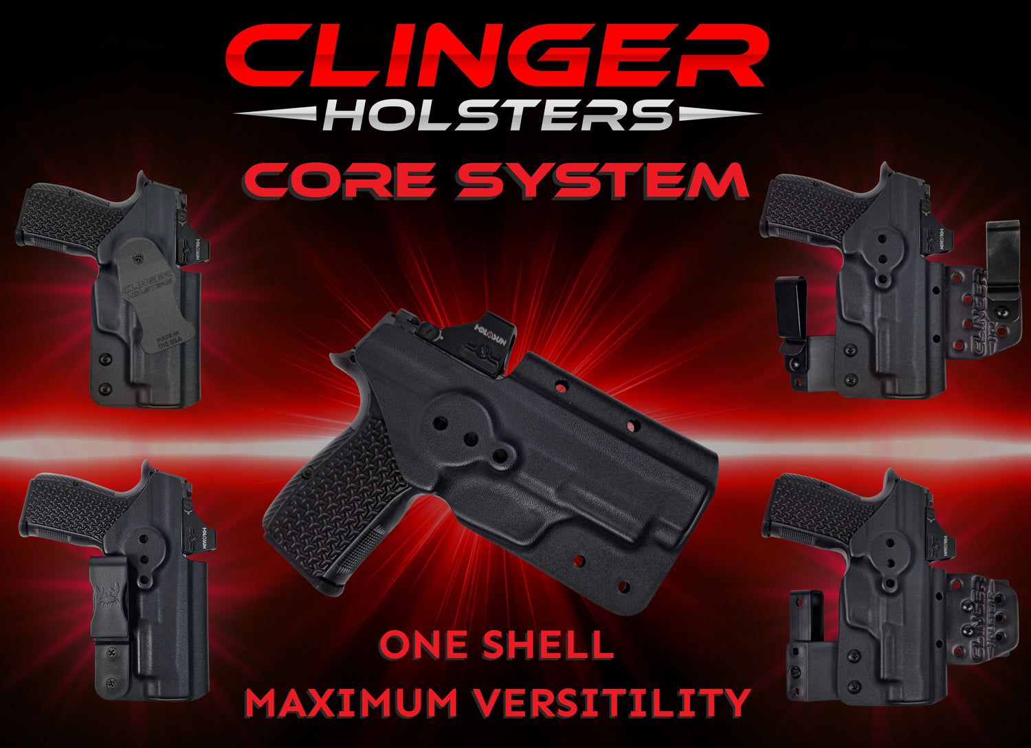 Kydex Holsters & Comfort Cushions – IWB, OWB & Concealed Carry