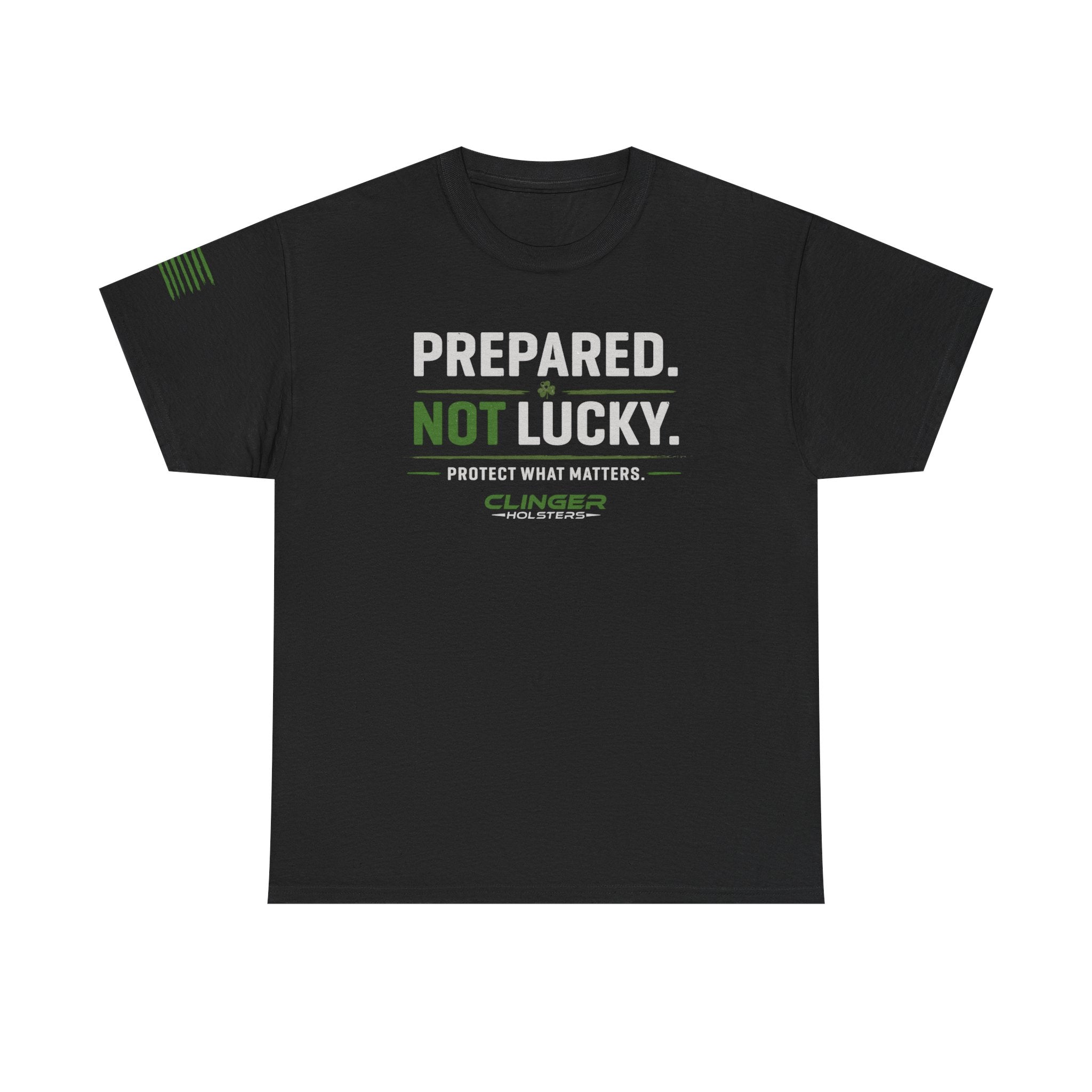 Prepared. Not Lucky. T‑Shirt — Tactical Preparedness Tee