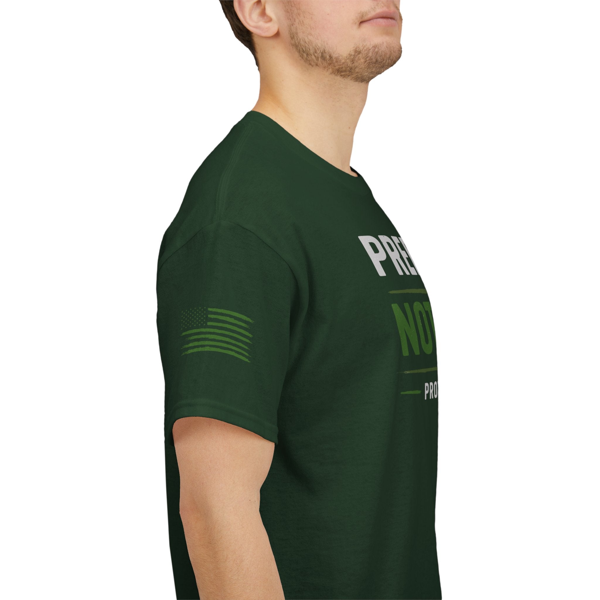 Prepared. Not Lucky. T‑Shirt — Tactical Preparedness Tee