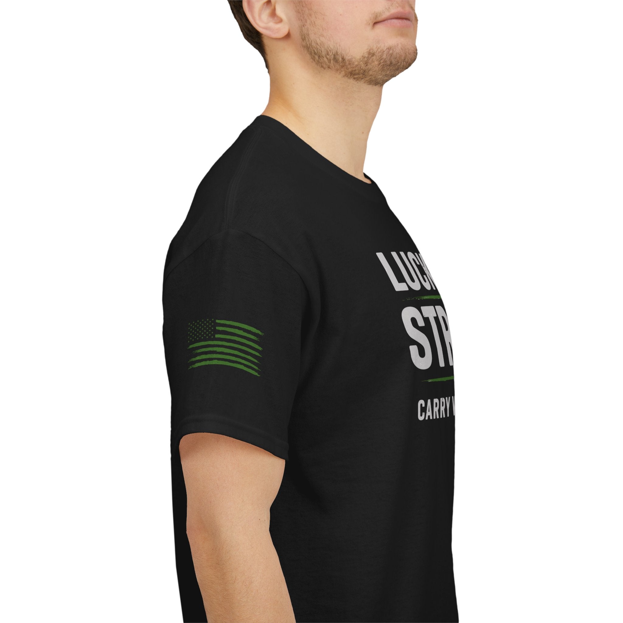 Luck Isn't A Strategy. T‑Shirt — Tactical Preparedness Tee