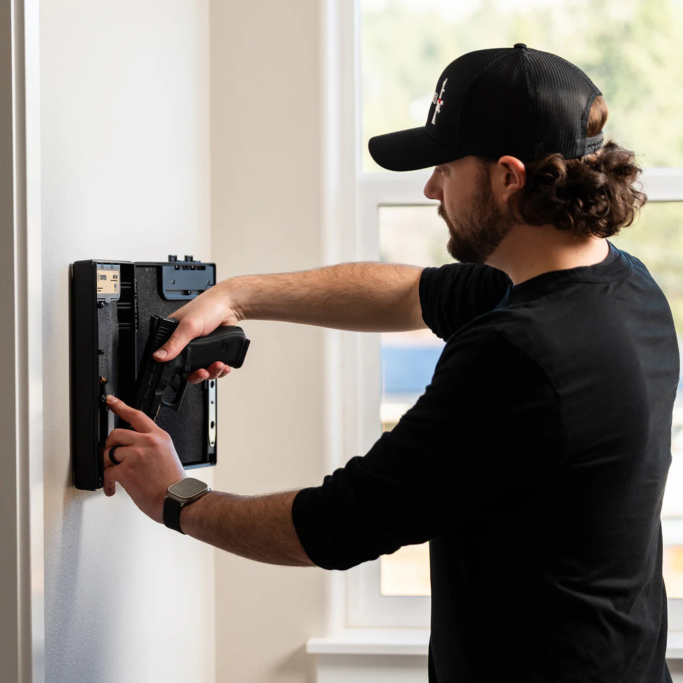 StopBox Pro WARD – Wall-Mounted Firearm Retention & Access Station