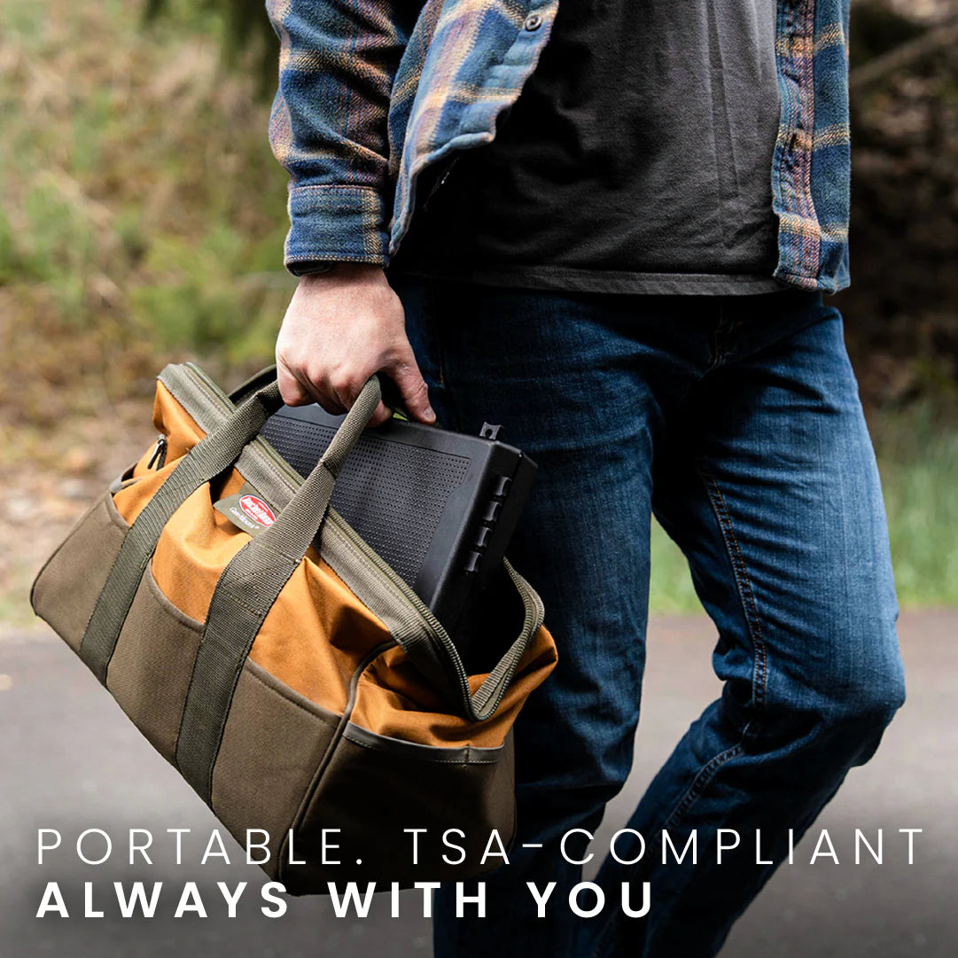 StopBox Compact – Lightweight Handgun Lockbox for Everyday Carry & Travel