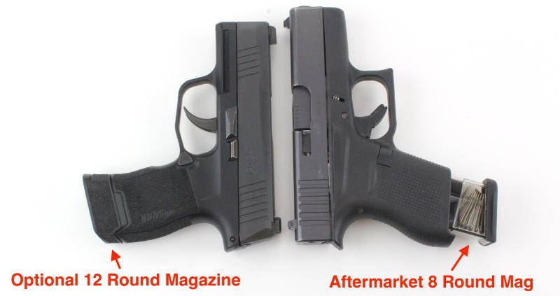 Glock 43 vs Sig P365 Extended Magazines Holster Comparison